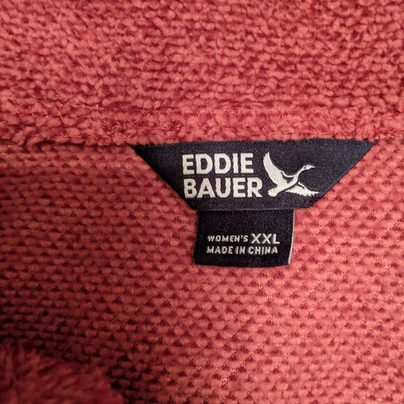 Eddie Bauer Women's Russet Henley Button Tab Long-sleeved Sweater XXL - Picture 5 of 7